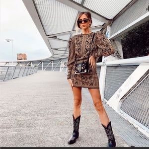 Heavy knit Zara mini dress